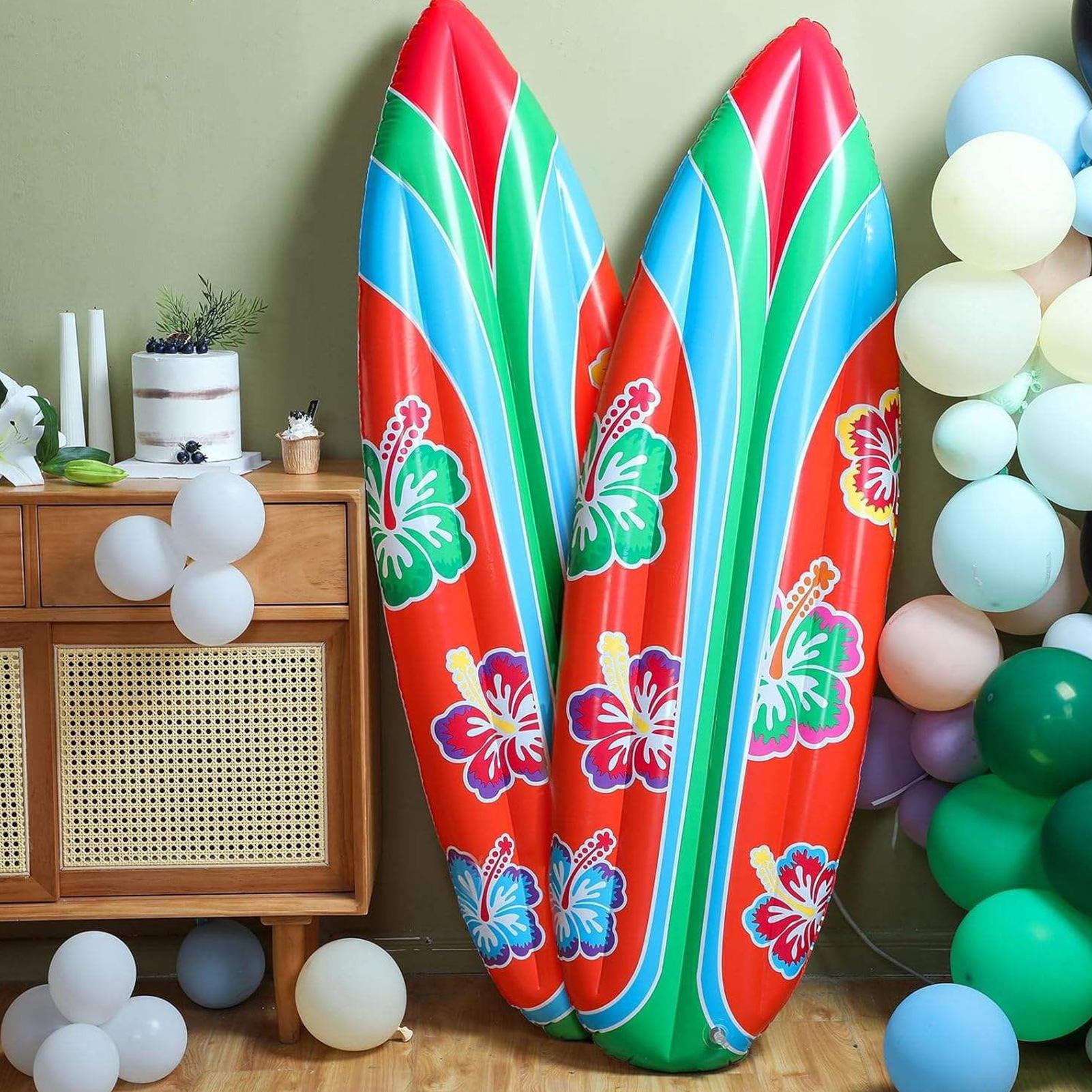 Kids Outdoor Games For Party - กระดานโต้คลื่นเป่าลม 2 ชิ้น ของเล่นในสระน้ำ กระดานโต้คลื่นสำหรับเด็ก สำหรับสระว่ายน้ำ