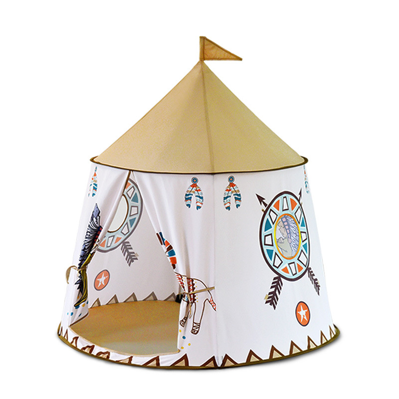 Outdoor Tent Playhouse - เต็นท์เต็นท์กลางแจ้งของเล่นเด็กพับได้และพกพาง่ายสำหรับเพลย์เฮาส์เด็กหญิงและเด็กชายเต็นท์ในร่มของขวัญวันเกิดสำหรับเด็ก