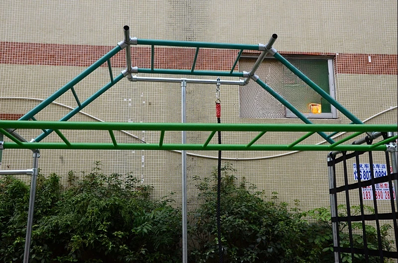 Kids Outdoor Monkey Bars - # สําหรับเด็กสนามหลังบ้านนักรบนินจาอุปสรรคหลักสูตรออกกําลังกายกลางแจ้งอุปกรณ์การฝึกอบรมชุดชุดที่มีแถบลิงแขวนเส้นหย่อนคล้อย