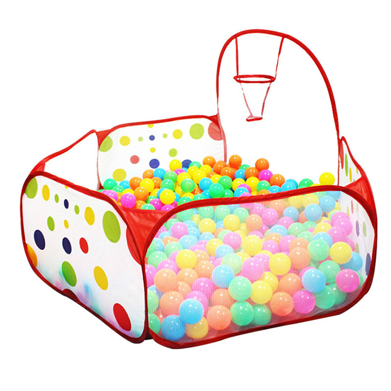 สระลูกบอลทะเลแบบพับได้พร้อมตะก - Outdoor Tent Playhouse บทวิจารณ์และราคา