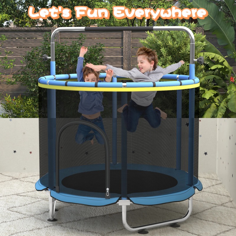 แทรมโพลีนเด็กเล็ก 5 ฟุต 8-in-1 - Kids Outdoor Hammock Swing บทวิจารณ์และราคา