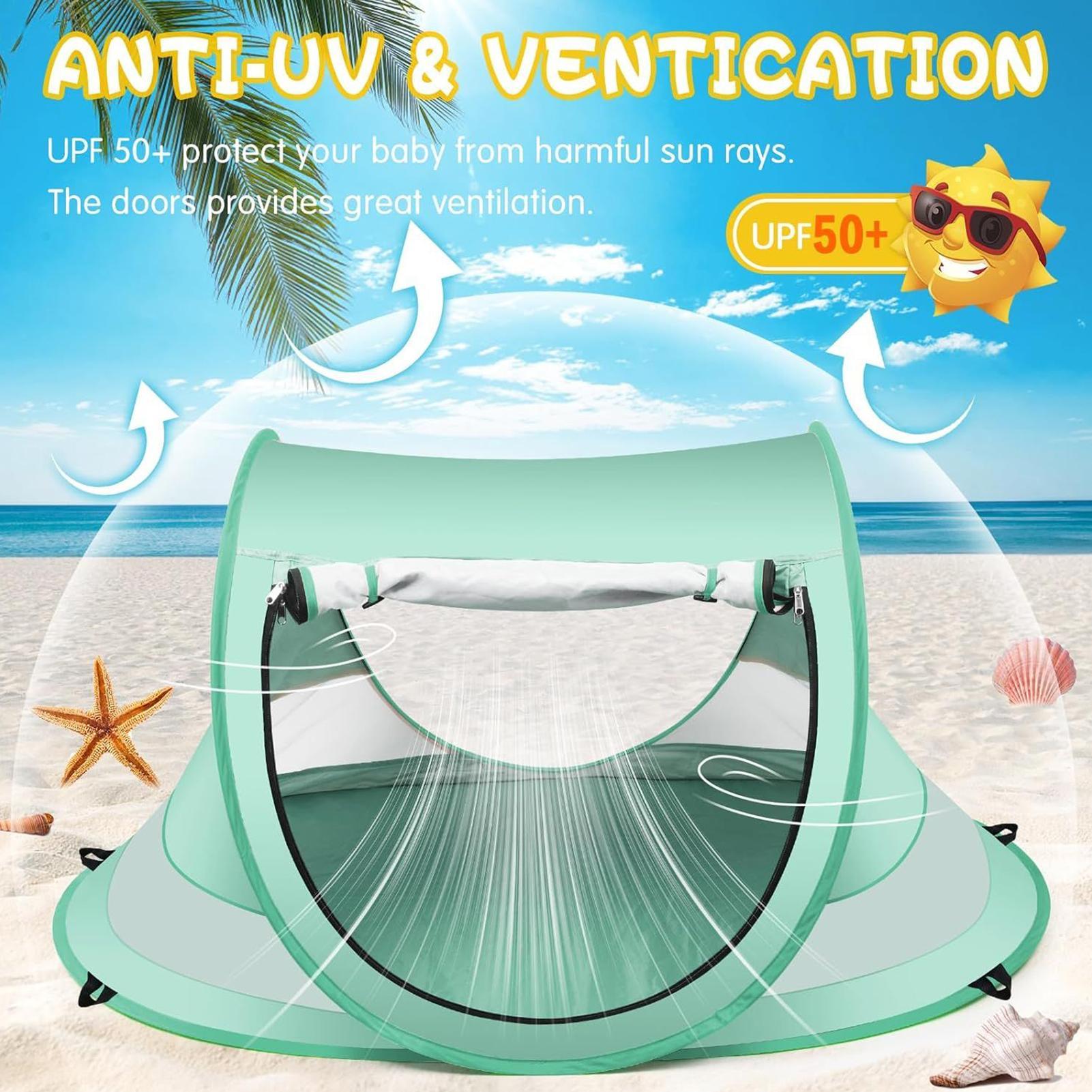 เต็นท์ชายหาดสำหรับเด็กเล็ก เต็ - Outdoor Tent Playhouse บทวิจารณ์และราคา