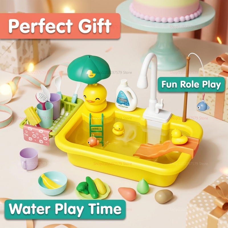 ชุดของเล่นครัวเด็กพร้อมอ่างล้า - Kids Outdoor Easter Gifts บทวิจารณ์และราคา