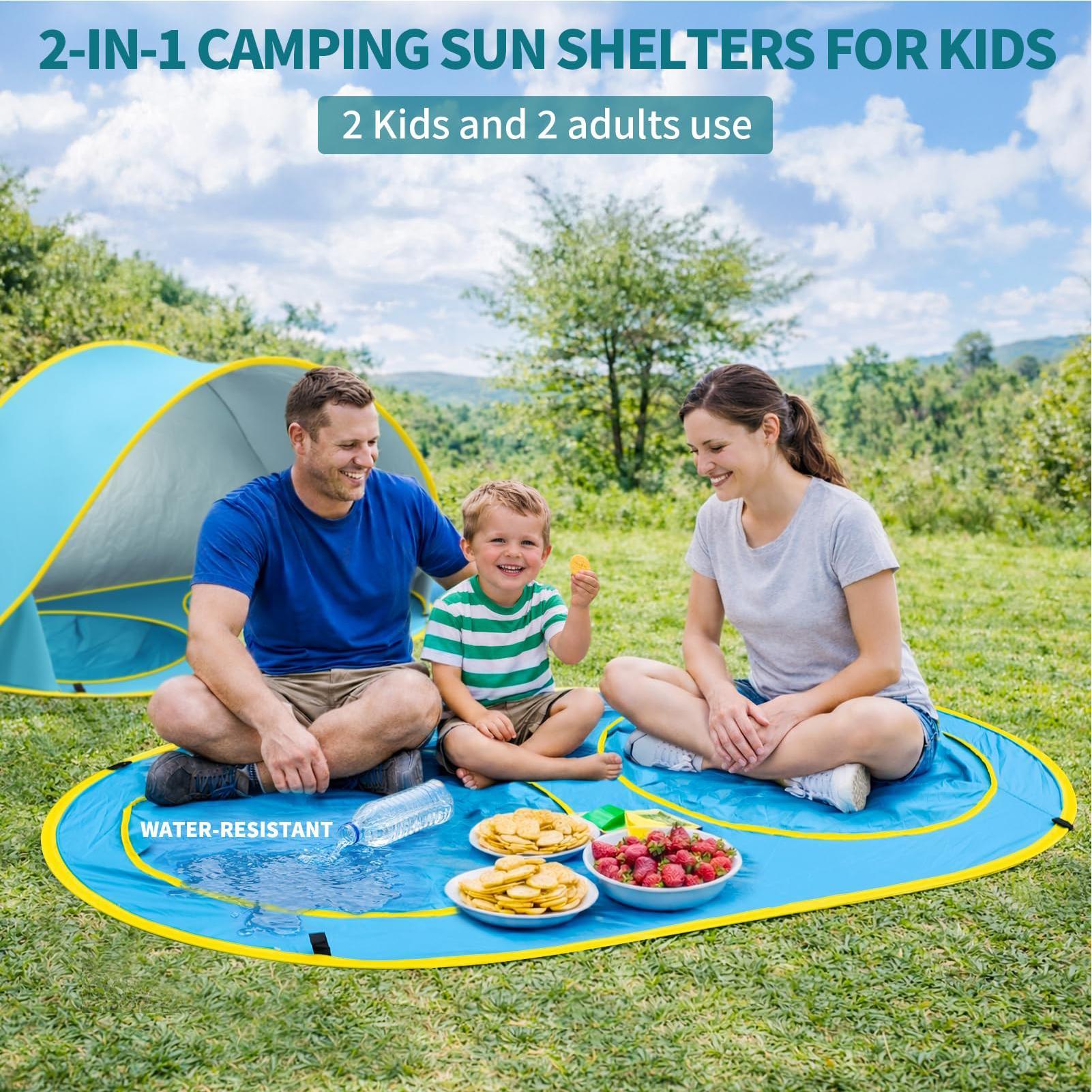 เต็นท์ชายหาดสำหรับเด็กพร้อมสระ - Outdoor Tent Playhouse บทวิจารณ์และราคา