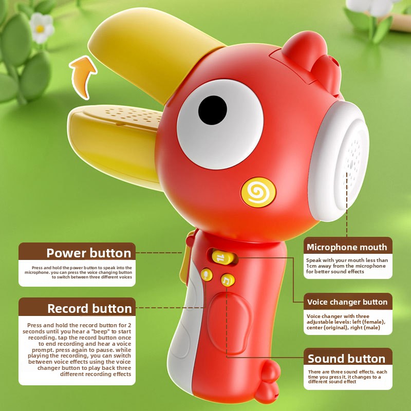 ของเล่นนกปากใหญ่พูดได้ เปลี่ยน - Kids Outdoor Voices บทวิจารณ์และราคา
