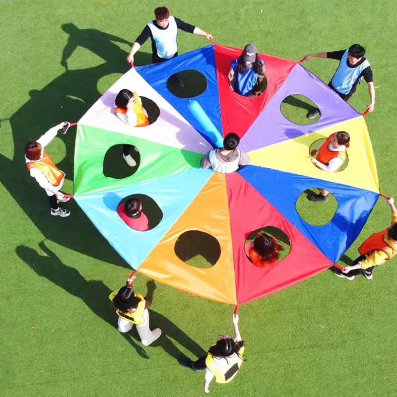 ร่มร่มร่อนสีรุ้ง เกมนักล่ากอเฟ - Kids Outdoor Games For Party บทวิจารณ์และราคา