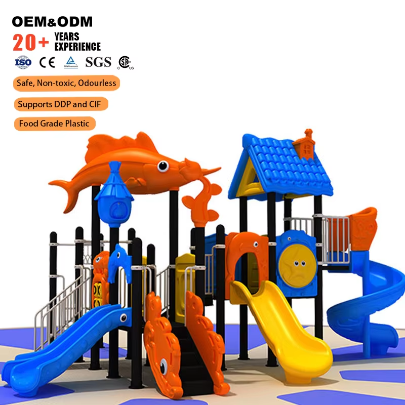 ชุดสไลเดอร์สนามเด็กเล่นกลางแจ้ - Kids Outdoor Slide Set บทวิจารณ์และราคา