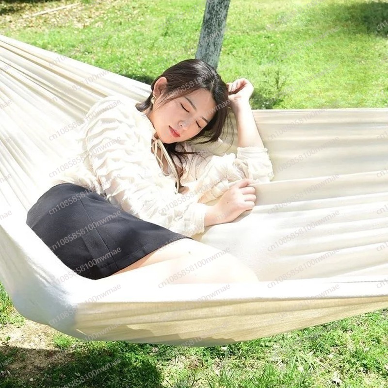 เปลญวนเดี่ยวแบบไม่มีเสา ผ้าแคน - Kids Outdoor Hammock Swing บทวิจารณ์และราคา
