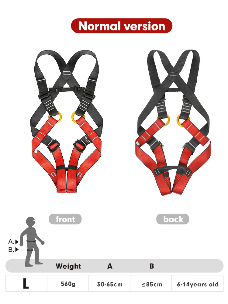 เข็มขัดนิรภัยสำหรับเด็ก ชุดสาย - Kids Outdoor Climbing บทวิจารณ์และราคา