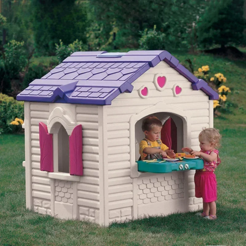 บ้านของเล่นเด็กเล็ก ทำจากพลาสต - Kids Outdoor Cubby House บทวิจารณ์และราคา
