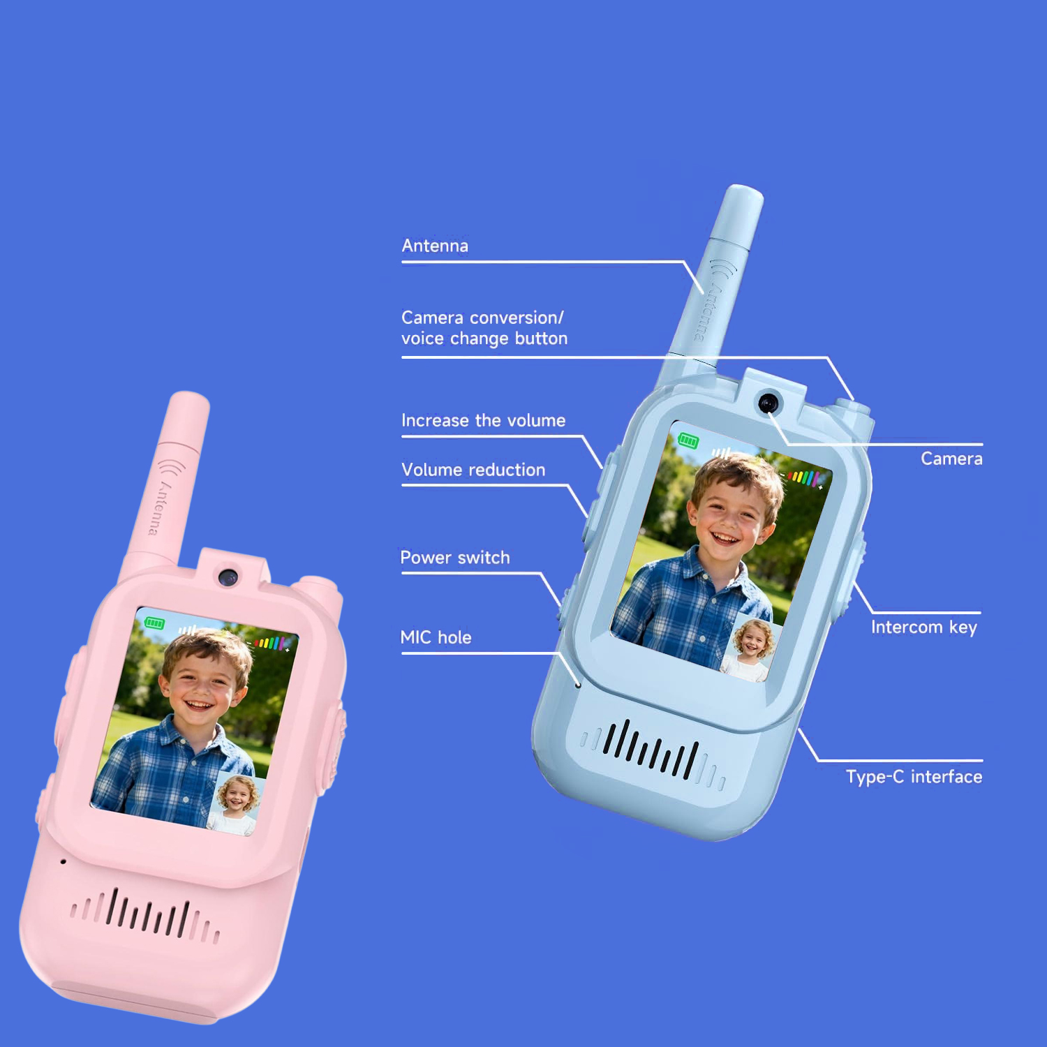 วิทยุสื่อสารวิดีโอสำหรับเด็ก 2 - Kids Outdoor Voices บทวิจารณ์และราคา