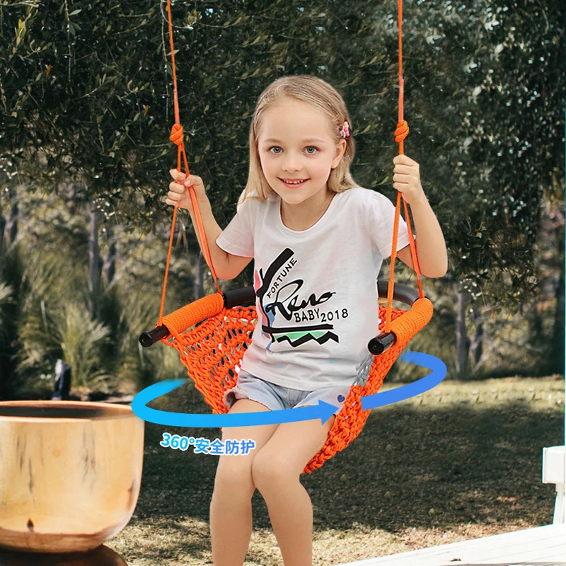 เปลญวนเด็ก ชิงช้าถักมือ ของเล่ - Kids Outdoor Hammock Swing บทวิจารณ์และราคา