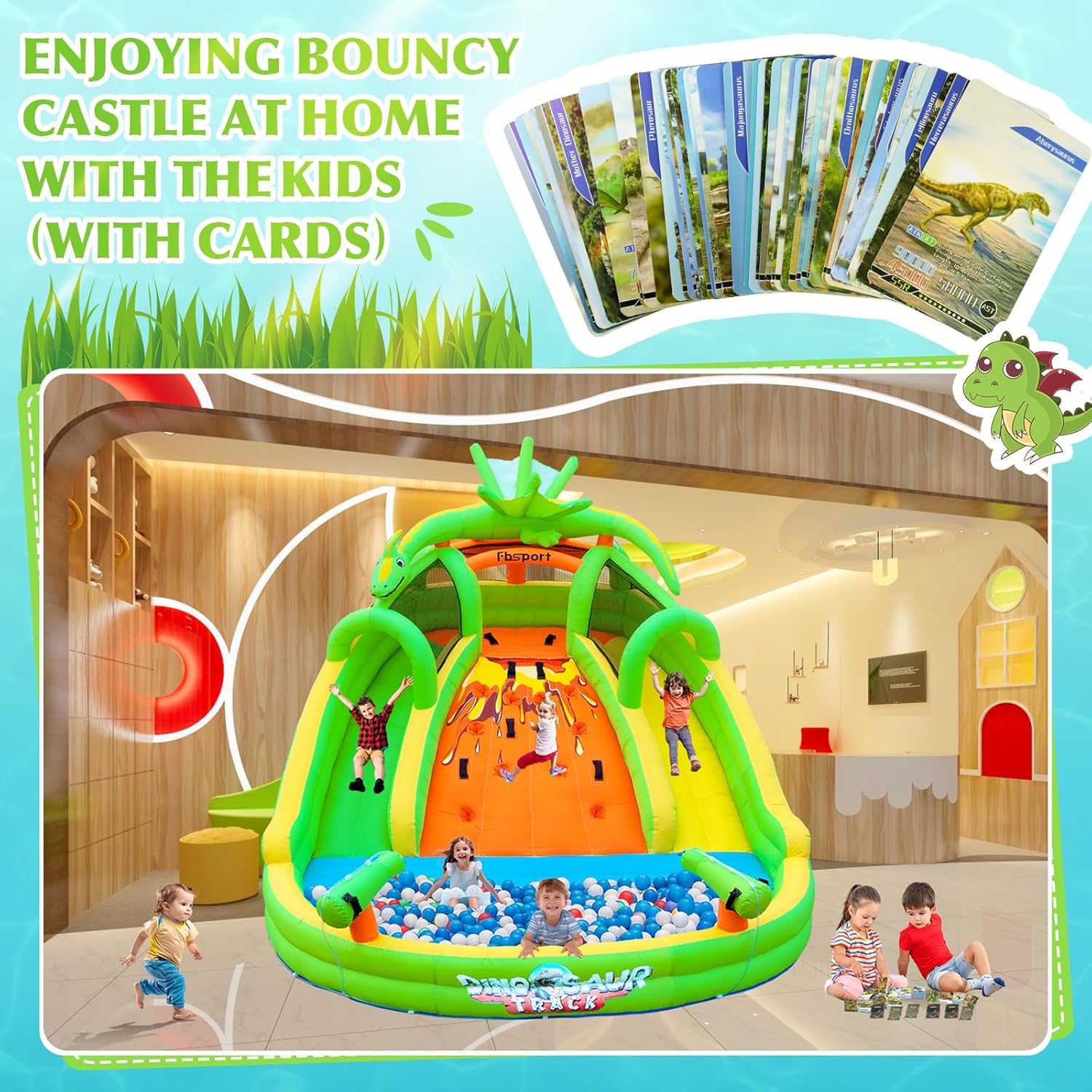 บ้านลมเด็กพร้อมสไลเดอร์ ผนังปี - Kids Outdoor Climbing บทวิจารณ์และราคา