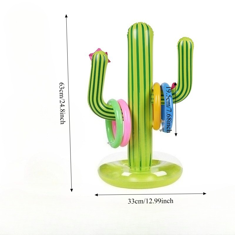 Inflatable Cactus Ring Toss Ga - Kids Outdoor Games For Party บทวิจารณ์และราคา