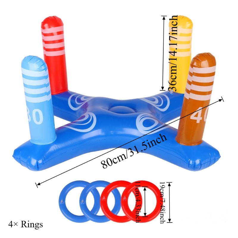 Inflatable Cactus Ring Toss Ga - Kids Outdoor Games For Party บทวิจารณ์และราคา