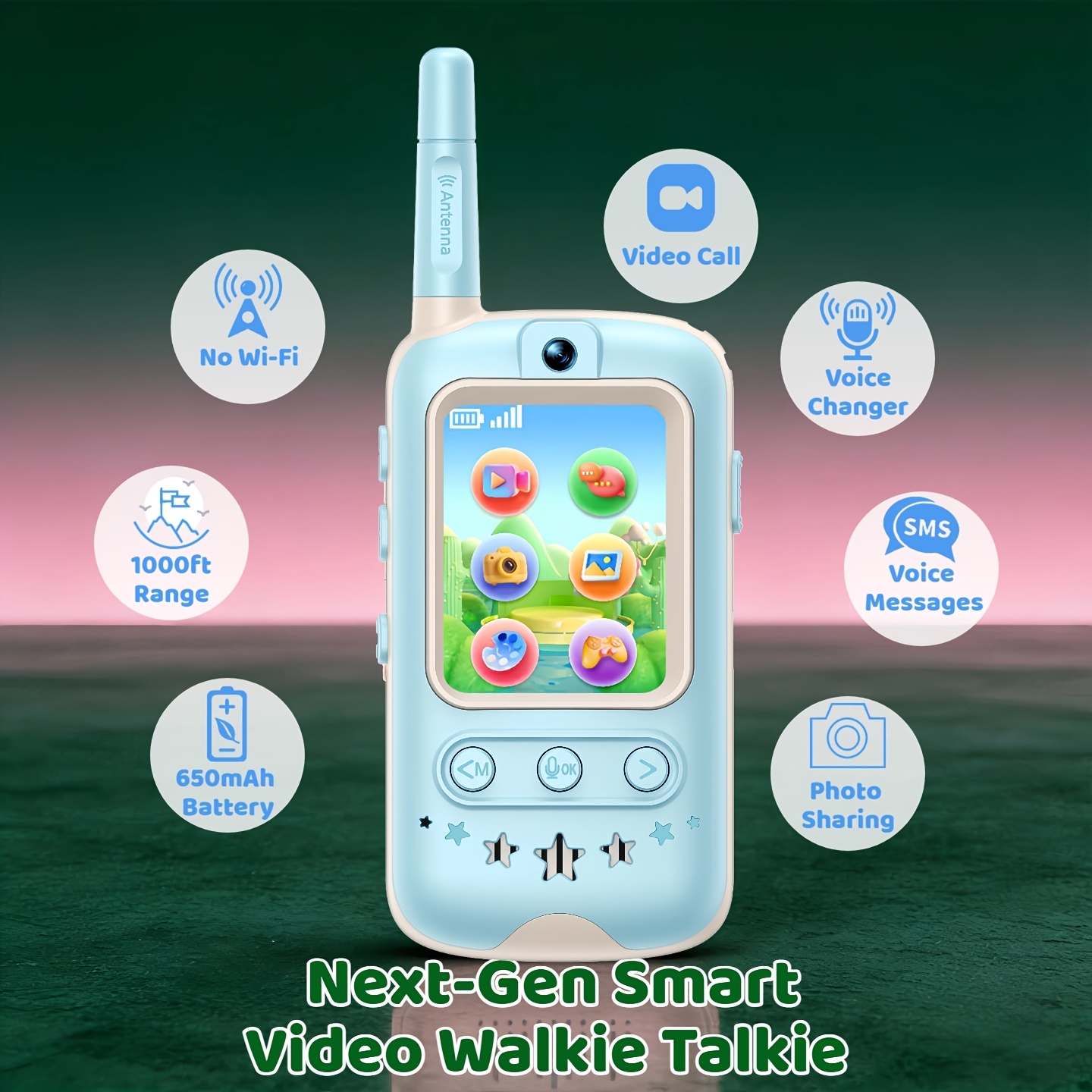 วิดีโอวอล์คกี้ทอล์คกี้ชุดของขว - Kids Outdoor Voices บทวิจารณ์และราคา