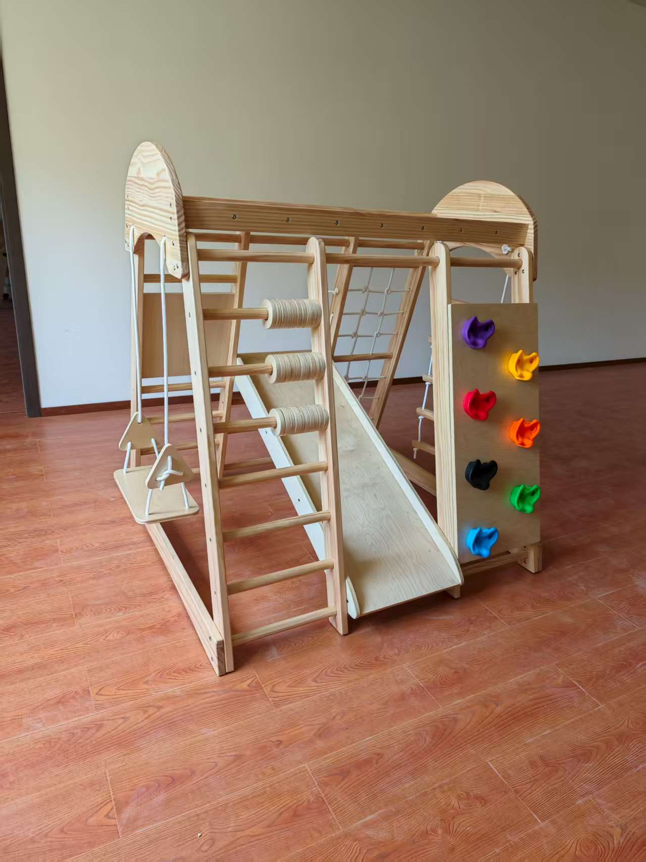 โครงไม้ปีนป่ายสำหรับเด็ก พร้อม - Kids Outdoor Climbing บทวิจารณ์และราคา