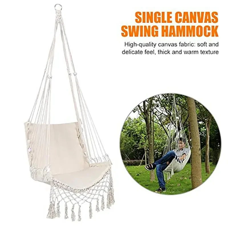 เปลญวนสำหรับใช้ในร่มและกลางแจ้ - Kids Outdoor Hammock Swing บทวิจารณ์และราคา