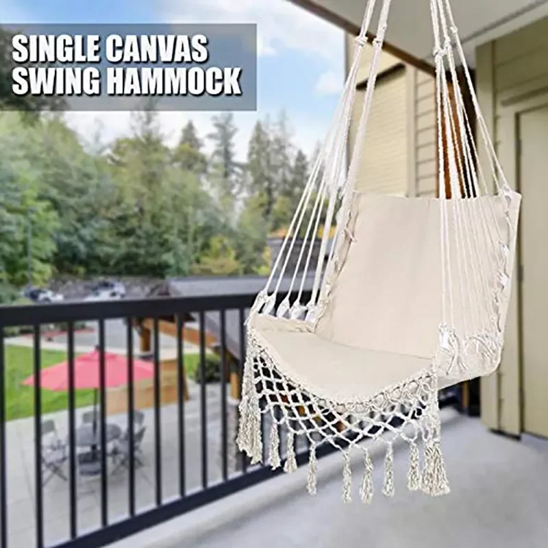 เปลญวนสำหรับใช้ในร่มและกลางแจ้ - Kids Outdoor Hammock Swing บทวิจารณ์และราคา
