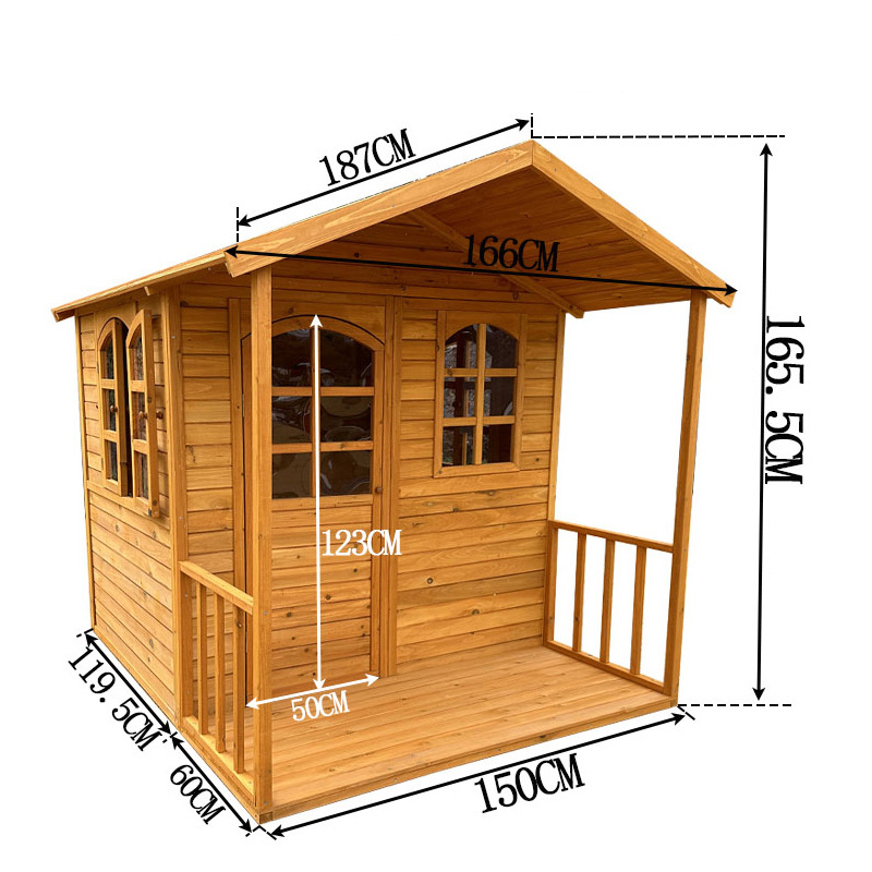 บ้านไม้เด็กเล่นกลางแจ้ง แข็งแร - Kids Outdoor Cubby House บทวิจารณ์และราคา