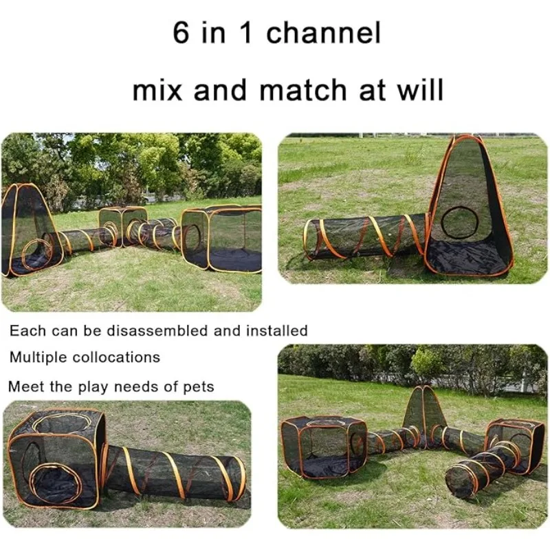 เต็นท์แมว 6-in-1 พร้อมอุโมงค์  - Outdoor Tent Playhouse บทวิจารณ์และราคา