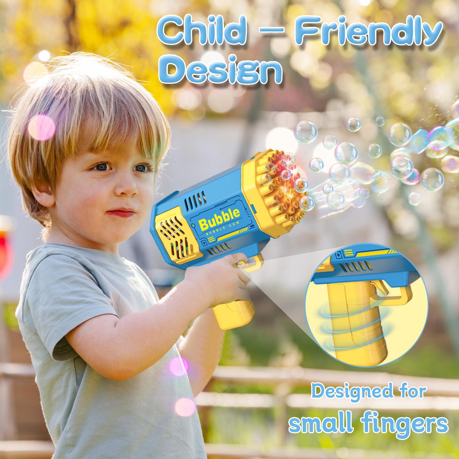 ปืนยิงฟองสบู่ 40 รู สำหรับเด็ก - Kids Outdoor Easter Gifts บทวิจารณ์และราคา
