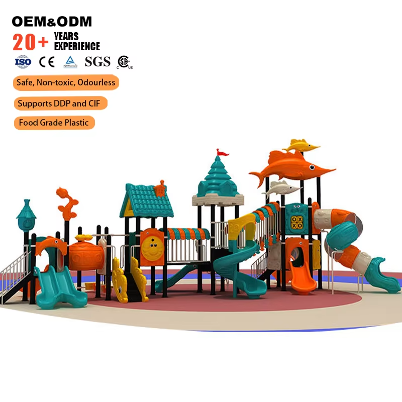 ชุดเครื่องเล่นสนามเด็กเล่นกลาง - Kids Outdoor Slide Set บทวิจารณ์และราคา