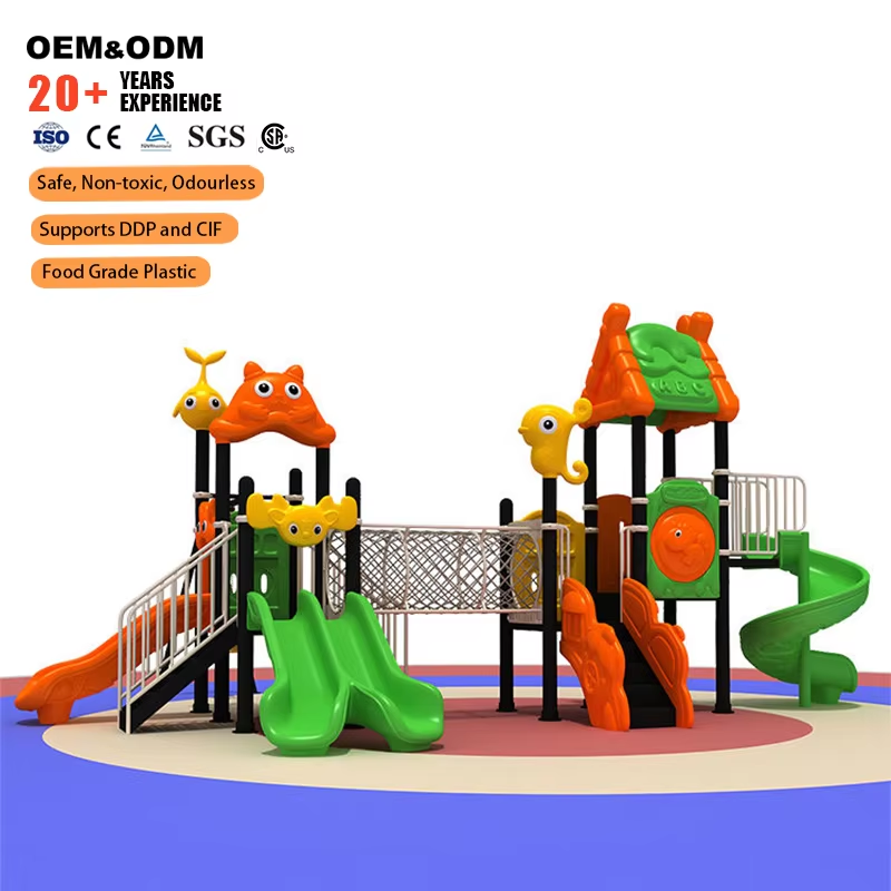 อุปกรณ์สนามเด็กเล่นกลางแจ้งเชิ - Kids Outdoor Slide Set บทวิจารณ์และราคา