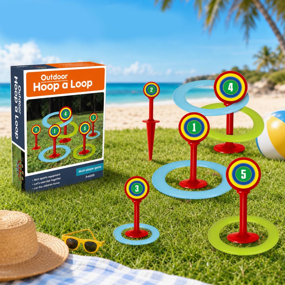 ชุดเกมโยนห่วงพลาสติกสำหรับเด็ก - Kids Outdoor Games For Party บทวิจารณ์และราคา