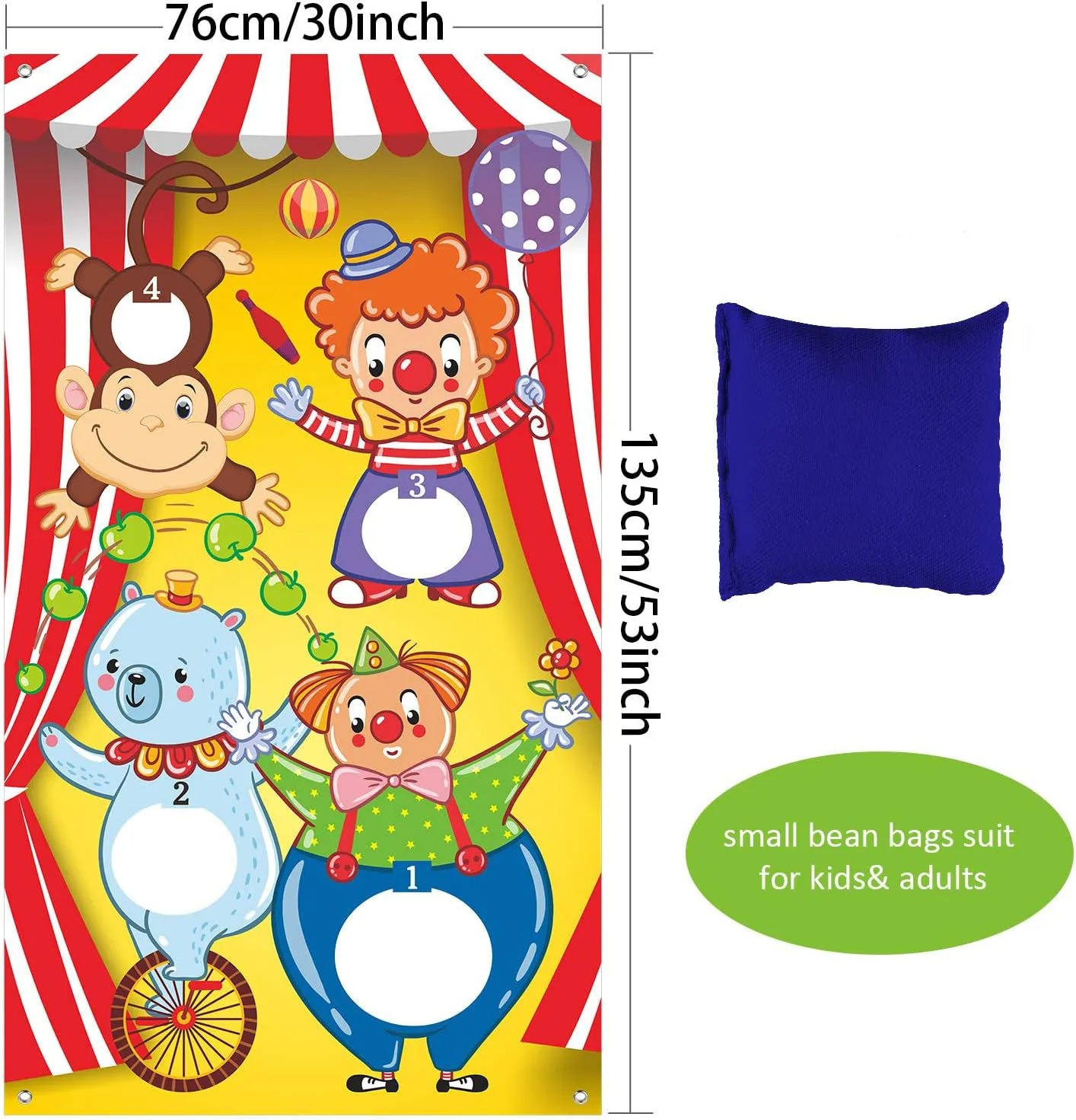 ป้ายเกมโยนถุงถั่วรูปลิงหมีตัวต - Kids Outdoor Bean Bag บทวิจารณ์และราคา