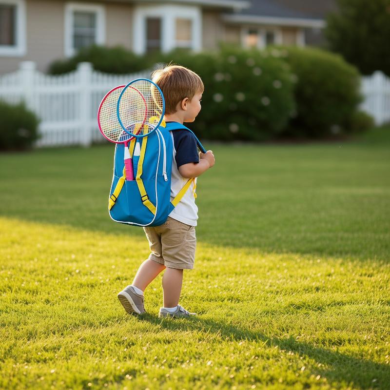 ชุดไม้แบดมินตันสำหรับเด็กเริ่ม - Kids Outdoor Games For Party บทวิจารณ์และราคา