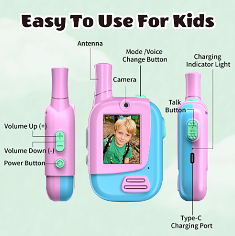 เครื่องส่งรับวิทยุสำหรับเด็กแบ - Kids Outdoor Voices บทวิจารณ์และราคา