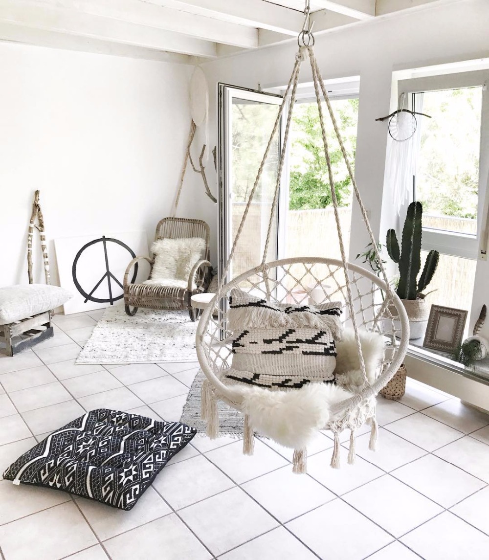2025 Nordic Garden Handmade ถั - Kids Outdoor Hammock Swing บทวิจารณ์และราคา