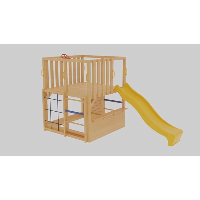 บ้านไม้เด็กเล่นกลางแจ้งพร้อมสไ - Kids Outdoor Cubby House บทวิจารณ์และราคา